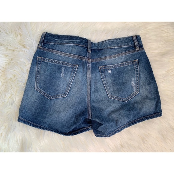 GAP | distressed blue denim jean shorts - Picture 2 of 13